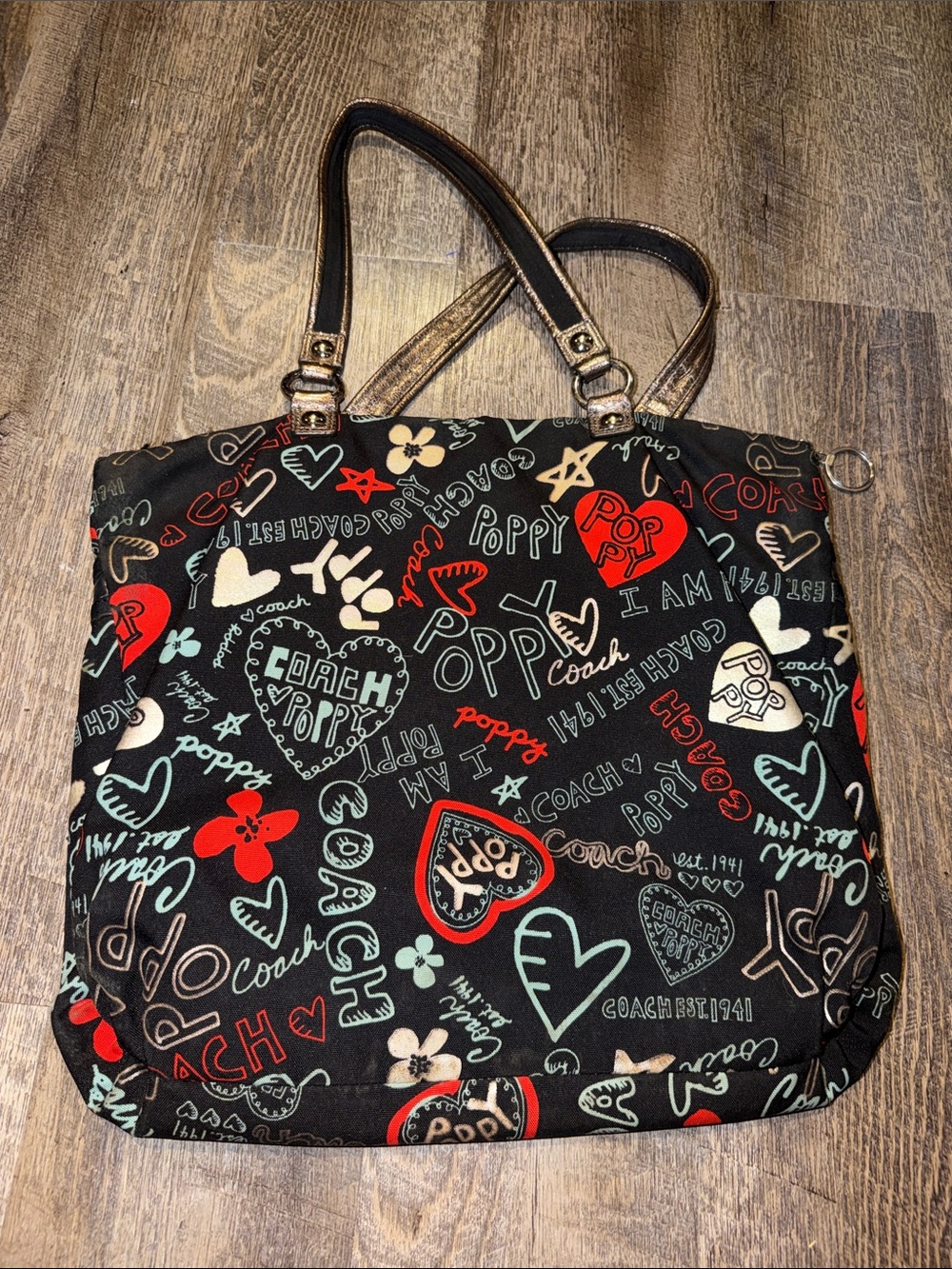 Coach Y2k Poppy Rare Patent Signature Hobo Soho Bag Lot - Picture 12 of 13